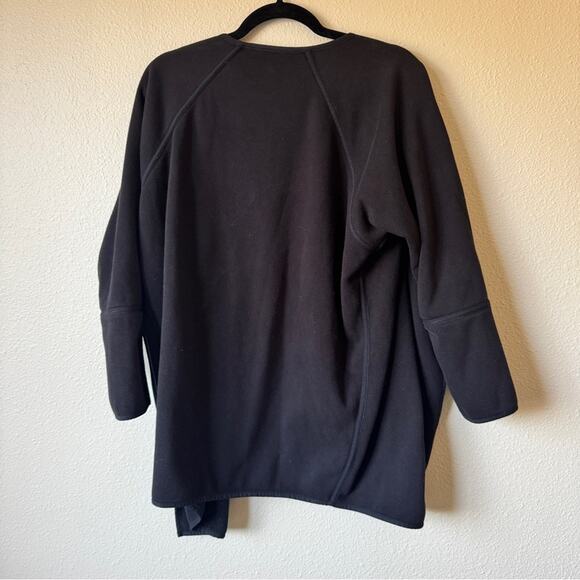 Athleta Black Open Front Cardigan Sweater Womens XXS Casual Classic Fall - Picture 7 of 7